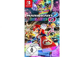 RENNEN FAHREN OHNE LIMIT!!!	  Mit Nintendo Switch können Fans in der definitiven Version von „Mario Kart 8“ wann und wo sie wollen spannenden Rennen fahren – sogar mit bis zu acht Freunden im lokalen Mehrspielermodus.  Mario Kart 8 Deluxe beinhaltet neben allen Strecken und Charakteren aus der Wii U-Version auch alle Strecken und Charaktere, die bisher nur als herunterladbare Inhalte verfügbar waren. Dazu steigen auch ein paar neue Charaktere in den Fahrspaß ein: der Inkling-Junge und das Inkling-Mädchen aus Splatoon, König Buu Huu, Knochentroc