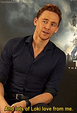 Lots of Loki love! ... And then the wink at the end
