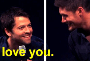 Just a friendly reminder that at JibCon 2013, Misha and Jensen answered a whopping TWO questions in 47 minutes. THEY SPENT THE REST OF THE TIME FLIRTING.