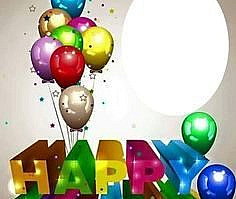 Montaje fotografico happy birthday - Pixiz
