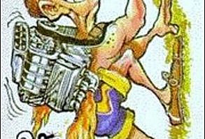 Odd Rods 40 A, Jan 1969 Trading Card by Donruss