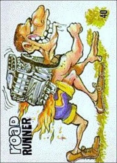 Odd Rods 40 A, Jan 1969 Trading Card by Donruss