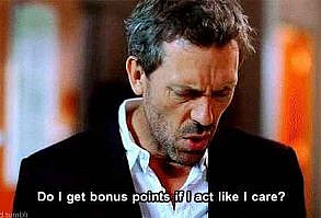 When people start talking about an irrelevant topic and ask for your opinion.