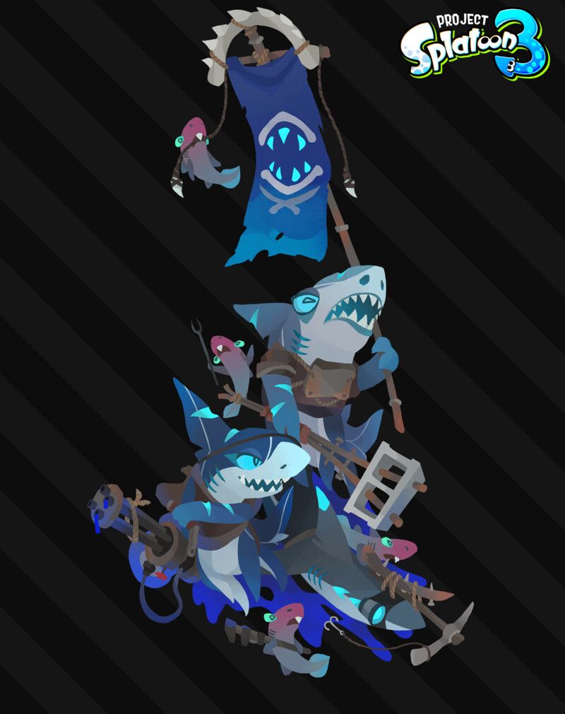 ArtStation - Project Splatoon 3 - Makoids, Alexis Pflaum