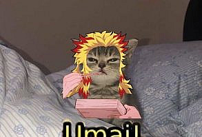 Es muy adorable Rengoku-san en forma de gatito uwu