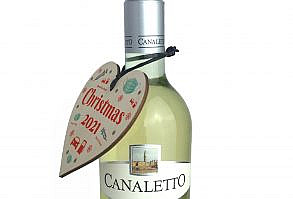 Red Ocean Christmas 2021 Bauble Tree Decoration Wooden Heart Xmas Tree Hanging Bauble