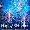 Splendid Blue Fireworks Happy Birthday Card. Wow! Just look at those gorgeous colors, with bright lights and sparkles to make this fabulous birthday card pop even more. This is an awesome choice for anyone special in your life, but especially those who like to turn their birthday into a big celebration! After all, this card is truly a notch above the rest and is sure to stand out amongst all the other cards they receive.