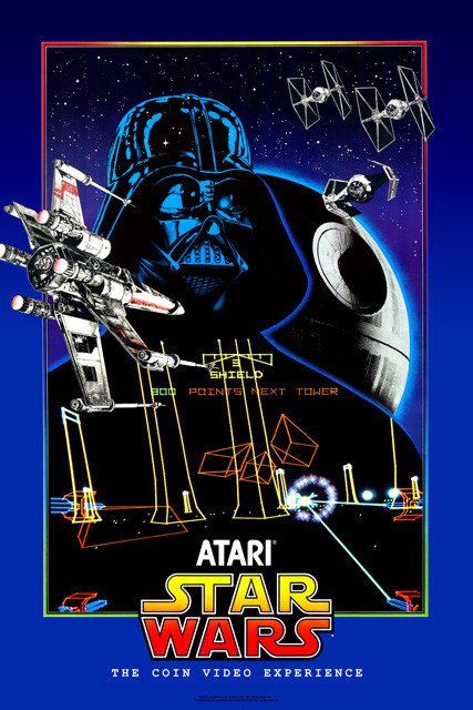 Star Wars Arcade Game Poster Print