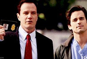 That time he was so pleased by his own authority. | 39 Times Neal Caffrey Was The Sexiest Man On TV