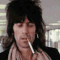 Keith Richards...a bit disturbed after Altamont. I want to give him a hug.