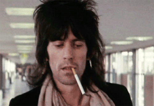 Keith Richards...a bit disturbed after Altamont. I want to give him a hug.