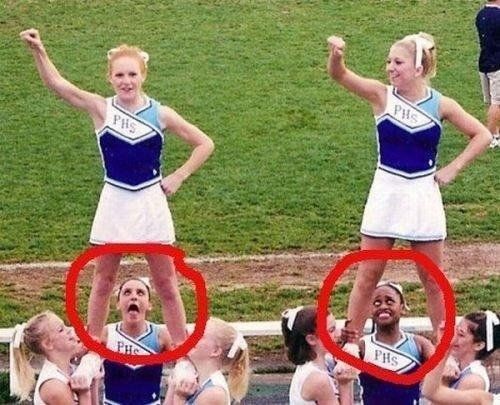These non supportive bases. | 19 Cheerleaders Who May Not Make The Team Next Year