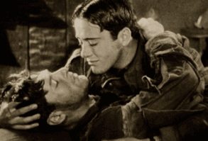 Classic Literature is gay — elia-kazan: Two men kissing in a photobooth in...