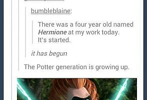 This person who makes you proud to be part of the Potter generation. | 37 Times Tumblr Made You Rethink Everything About