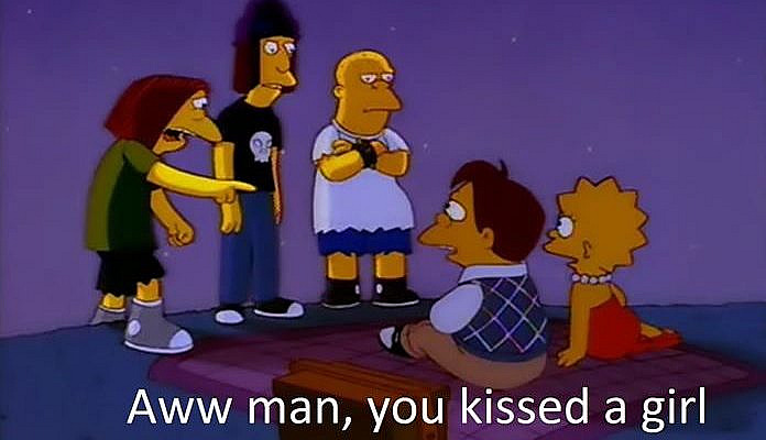 Thugs don't kiss no girls!