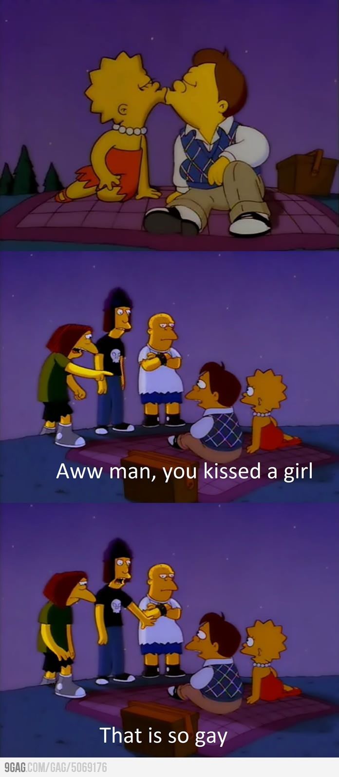 Thugs don't kiss no girls!