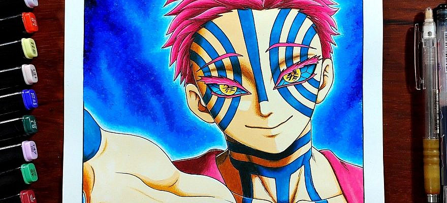 Thượng Tam Akaza, Kimetsu No Yaiba