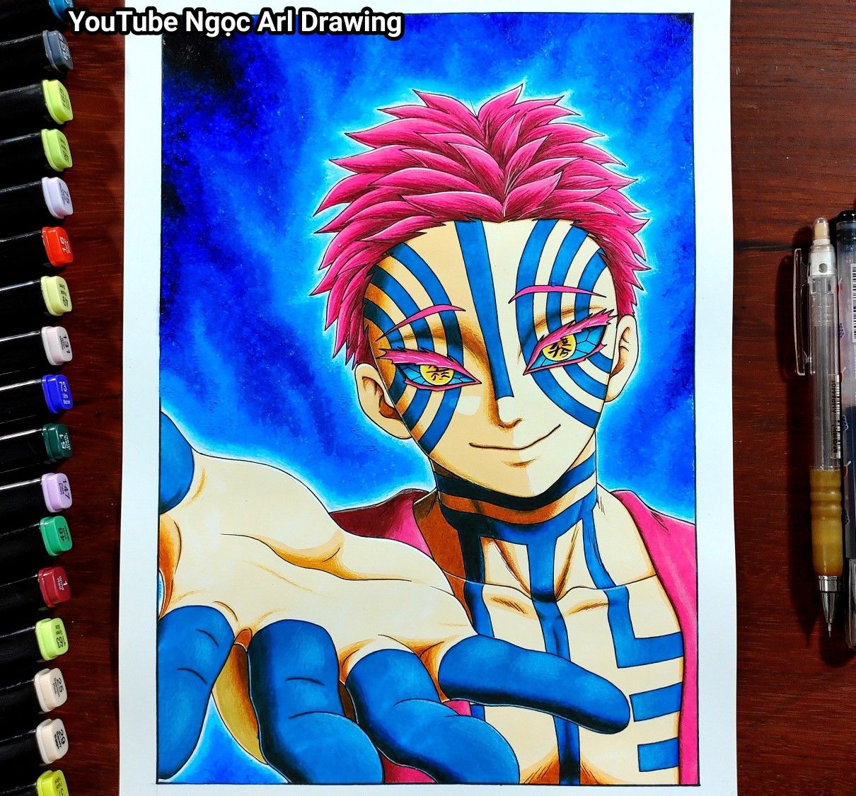 Thượng Tam Akaza, Kimetsu No Yaiba