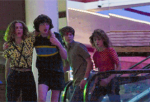 “you flung that thing like a hot wheel!” -dustin💙