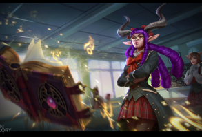 ArtStation - Vainglory: School days Lyra, Mushk Rizvi