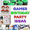 Video Game Birthday Party Ideas – Mom vs the Boys