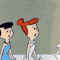 flintstones shocked scared surprised stunned faint