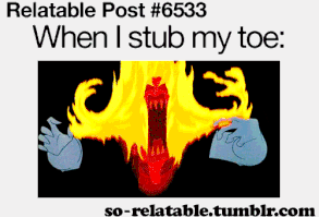 especially when i stub it on a corner ugh.