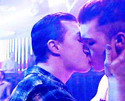 Ian & Mickey in Shameless.They really make my heart melt. Best couple on tv since... ever!