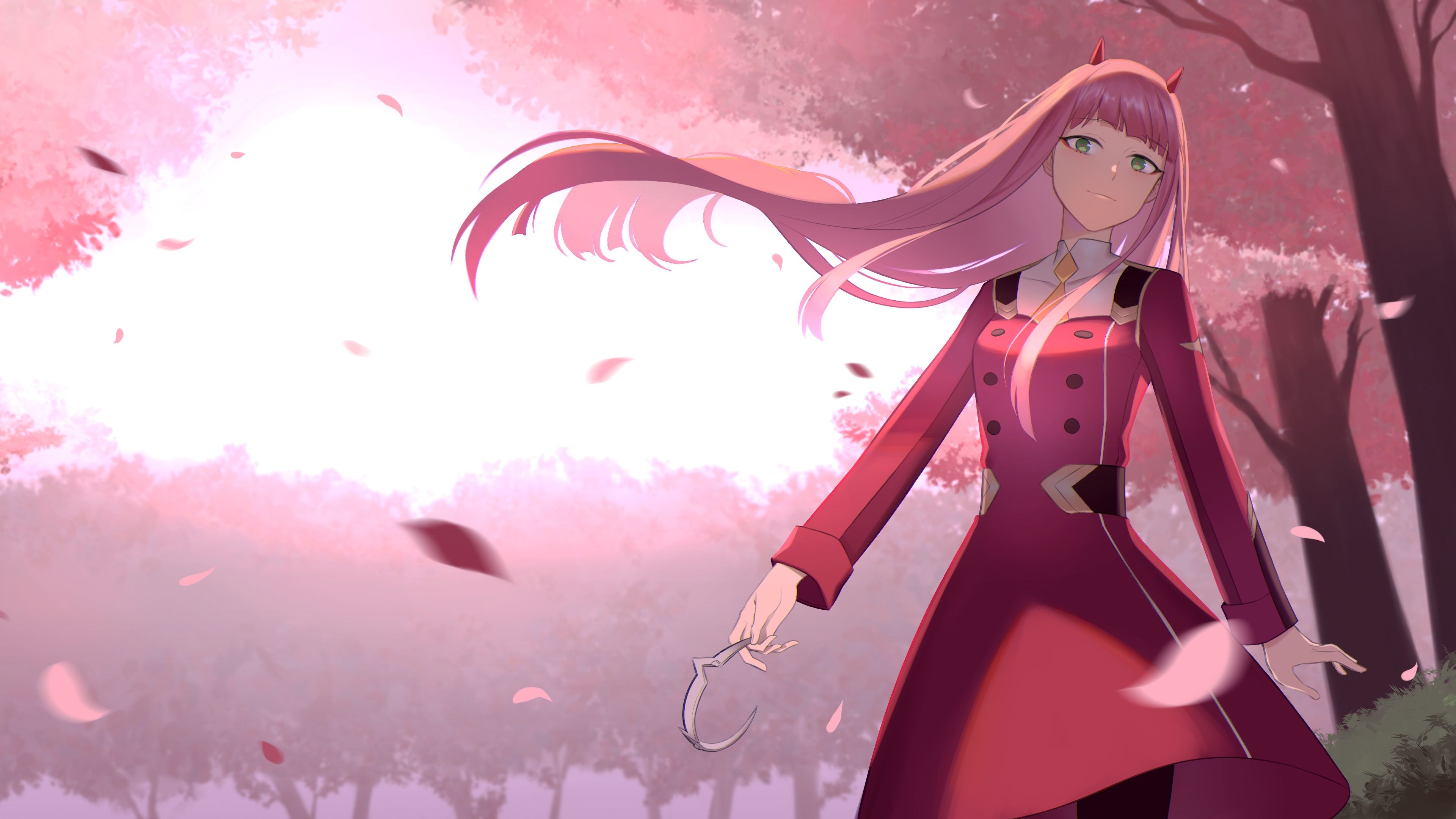 Zero Two Darling in the FranXX 4K #10259