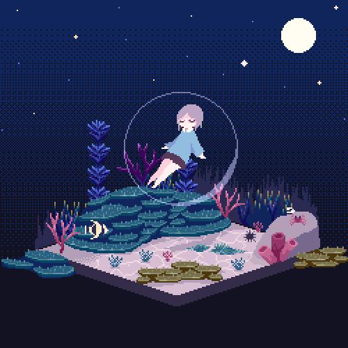 pixelscapes | sotiepx:   coral