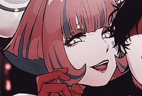 Twitter: pf2zk3qnugjkdxs ; Game: Persona 5 / Alice Hiragi and Joker