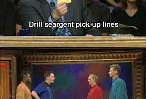 When Brad came up with a great pick-up line.