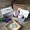 Mother's Day Mini Spa Gift Set LAVENDER Bath Gift Set |4pc Spa Gift Set | Soap Gift Set - Bath Bomb Massage Bar Bath Salt Lip Balm Self Care