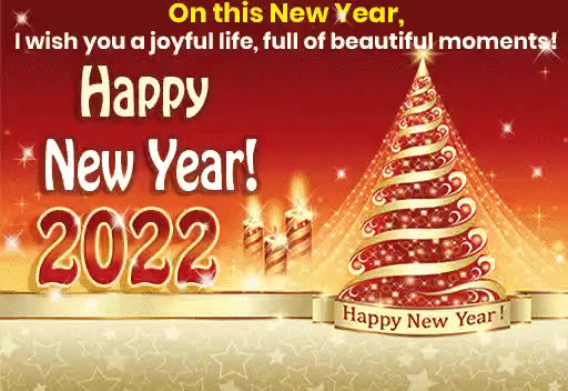 Happy New Year 2022 Gifs Moving Pictures & Animations