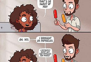 When you get caught trying to treat yourself.