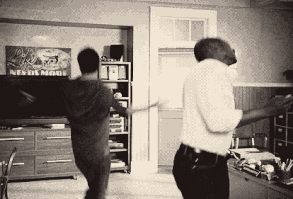 15. And Shawn and Gus have the most amusing and I'm repeating myself here, awesome celebration dances like this one...