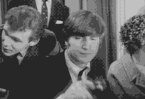 The time John realized he was being watched. | 15 Times The Beatles Were Funnier Than You