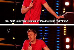 When he perfectly summed up university. | 19 Times Russell Howard Was The Funniest Man In Britain