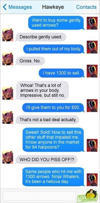 20 Extremely Real Texts From Superheroes