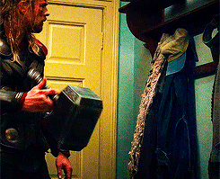 THE COAT SHELF IS WORTHY OF MJÖLNIR