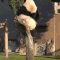 This panda who was ALMOST comfortable. | 23 Reminders That Gravity Is A Cruel Bitch