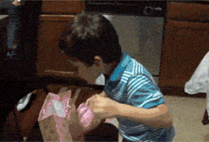 This boy for how he reacted to getting a banana as a gift. | 29 Kids Who Will Make You Not Hate Kids