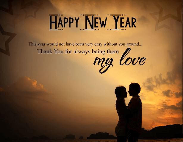 30 Cute Happy New Year Wishes for Boyfriend / Husband 2022