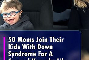 The video was created by the devoted mothers to show the world how amazing their children really are and it has become an Internet sensation. #downsyndrome #carpool #karaoke