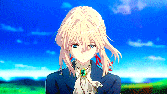 Animated gif about girl in VIOLET EVERGARDEN ♡ by Mochi