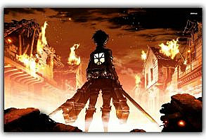 Attack On Titan Poster Japanese Home Print 30x48cm 50x80cm. Best Animation Online. Free Shipping and Fast Delivery. Easy Return.