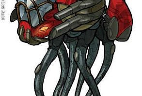 Baron Mech Tentacles #ConceptArt from #JakII by #BobRafei