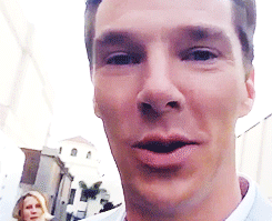 Ben blowing a kiss....