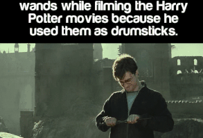 Break shit. Especially in pursuit of your air band dreams. | 29 Gospels From The Mouth Of Daniel Radcliffe