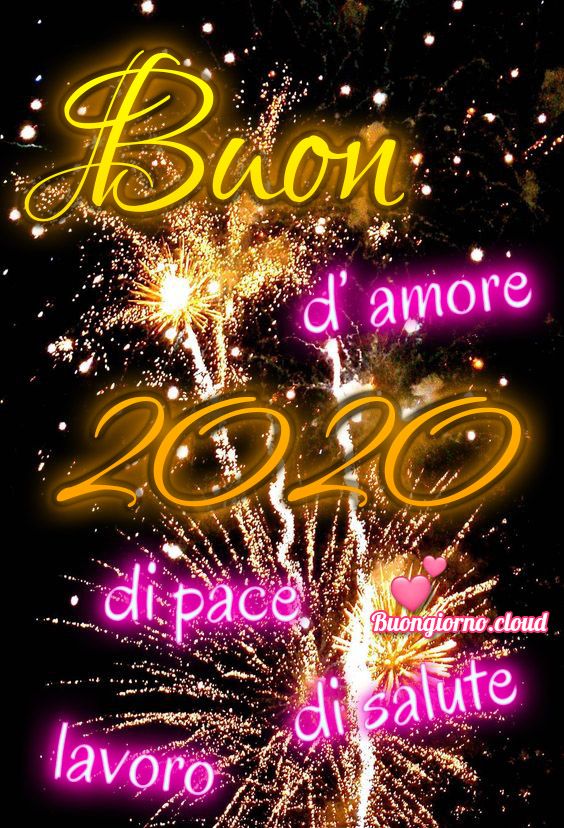 Buon 2020 immagini di auguri nuove - Buongiorno.cloud